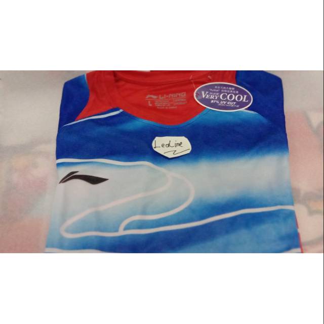 baju badminton / kaos badminton lining import