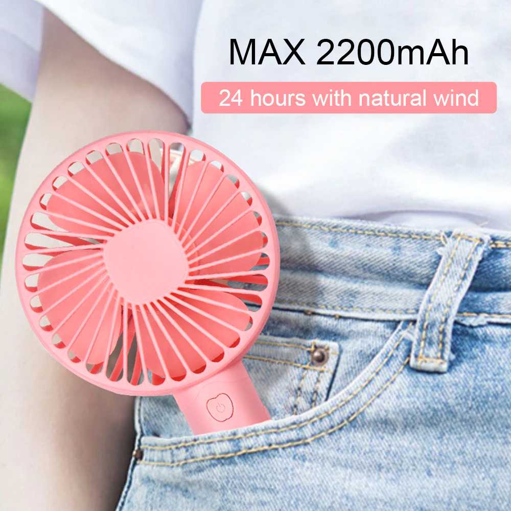 LivingSmart Kipas Angin Genggam Portable Handheld Mini Fan USB - N20 ( Al-Yusi )