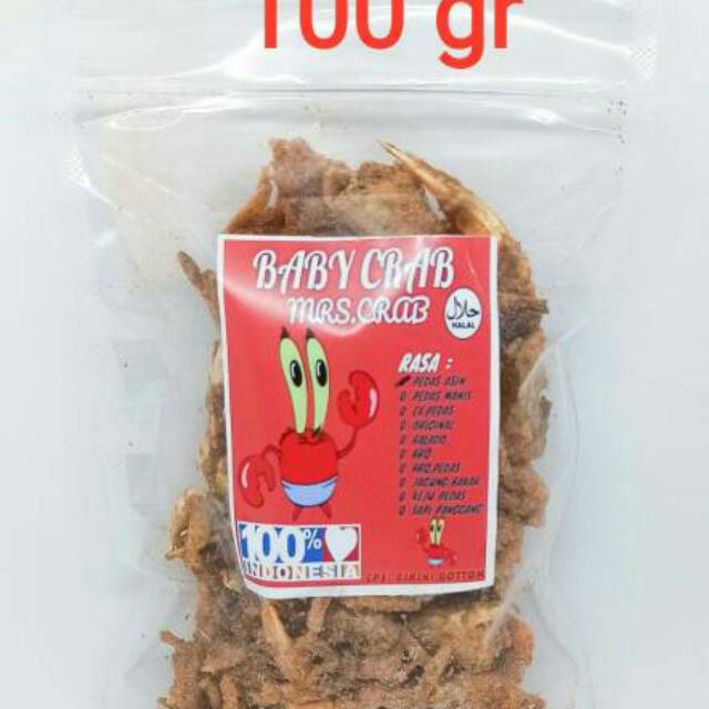 

Baby Crab 100 gr [ pouch ]