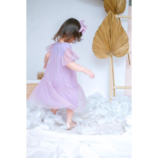 DRESS QUEEN DRESS ANAK PESTA DRESS TUTU ANAK SMILEE 1-5 TAHUN