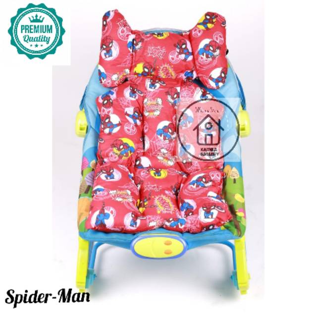 ALAS STROLLER UNIVERSAL STROLLER/ALAS CAR SEAT/ALAS BOUNCER BABY MOTIF SPIDER-MAN