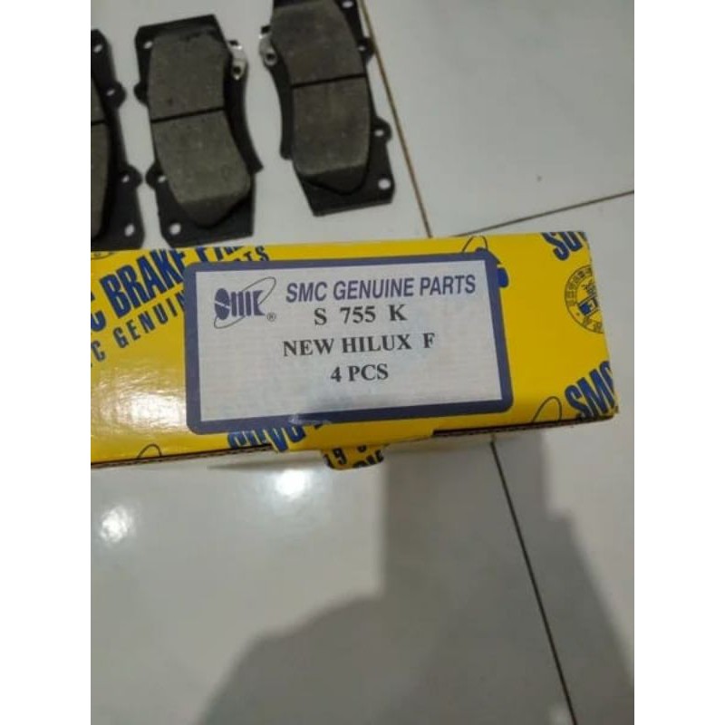 kampas rem depan brake pad new hilux 4pc