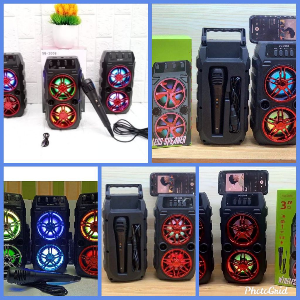 SPEAKER BLUETOOTH BESAR SPEAKER BLUETOOTH UG-2088 + MIC PALING MURAH