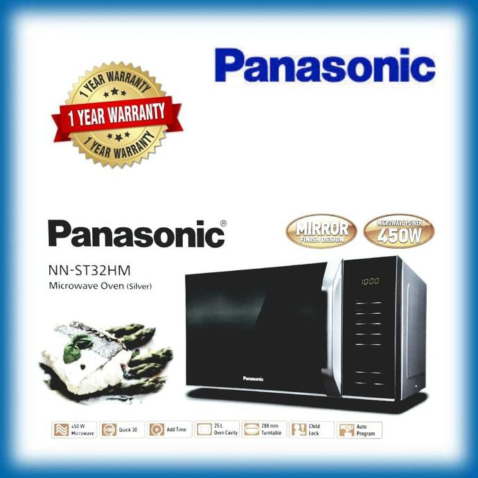 Panasonic Microwave Oven Digital Nnst32 - 25 Liter- 450 Watt