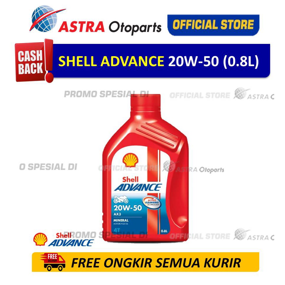 Shell Advance AX3 20W-50 0.8 Liter (550049045)