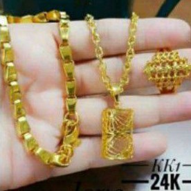 Xuping Set Perhiasan Lapis emas