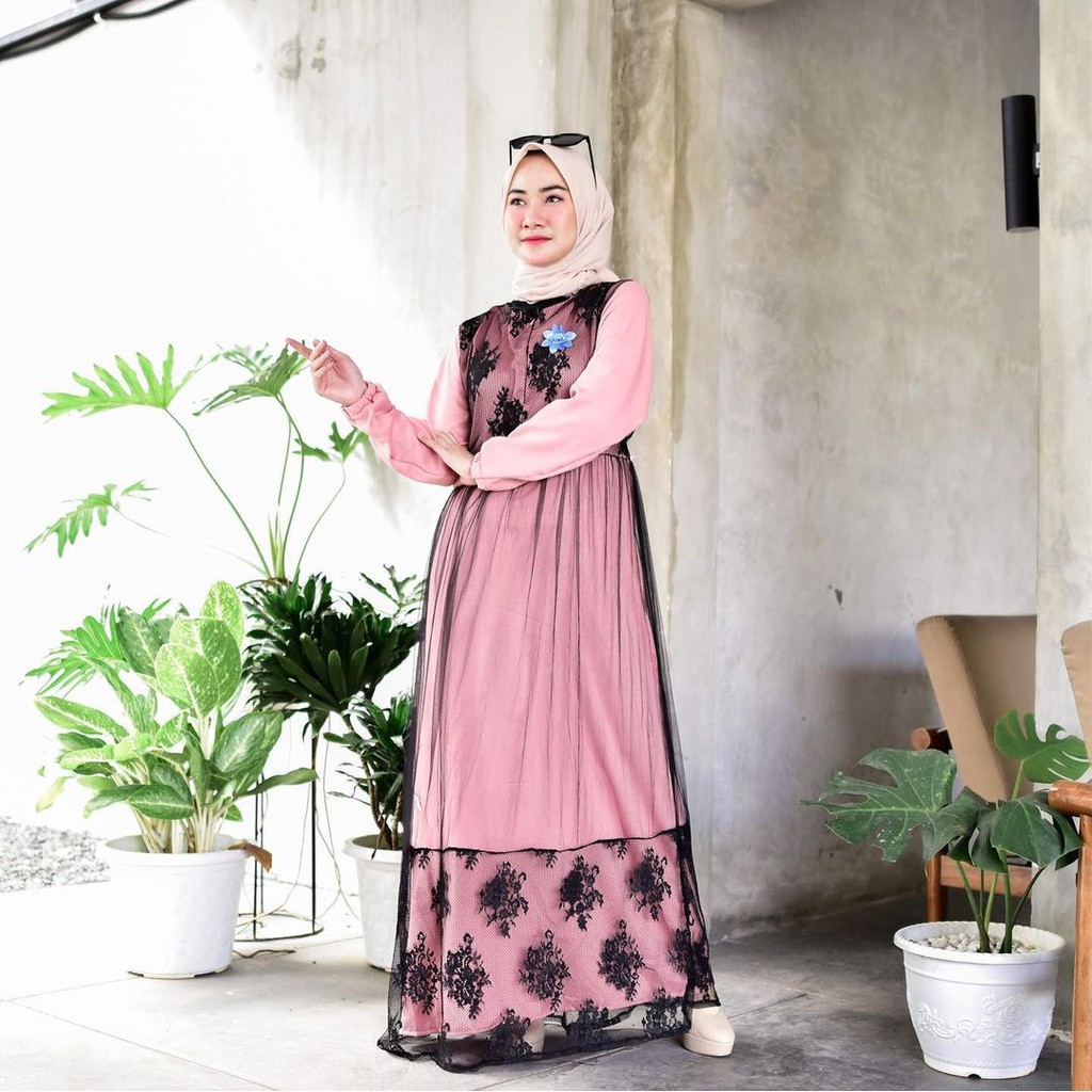 layla berukat/gamis murah/gudang gamis/gamis terbaru