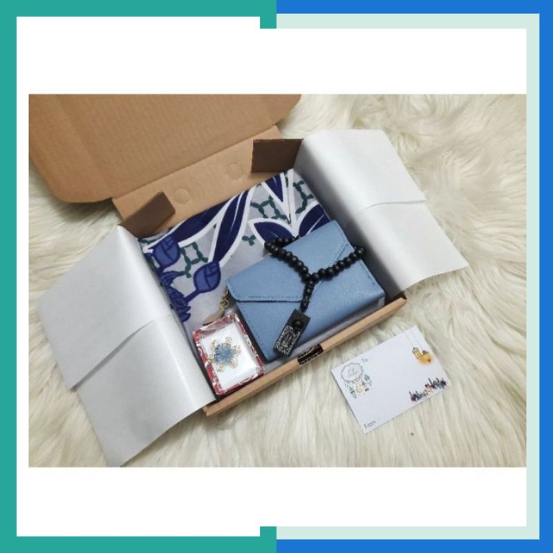 

Hampers Hijab+ Dompet (souvenir hijab+dompet)