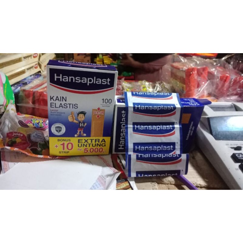 Hansaplast plaster kain elastis satuan