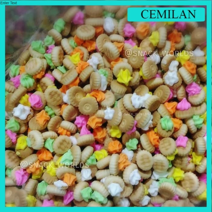 

cemilan Biskuit Gemrose 150Gram / Kue Kancing Mona