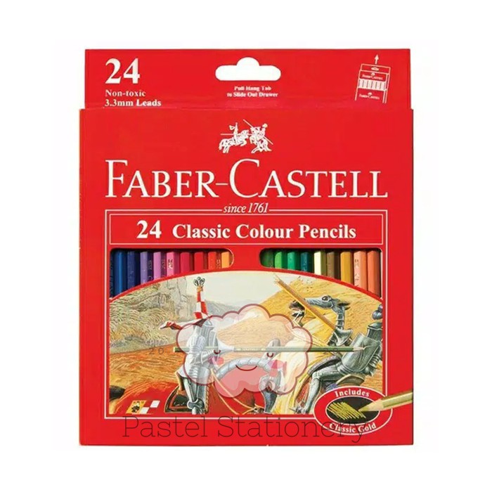

Pensil Warna Faber Castell 24 Warna Classic