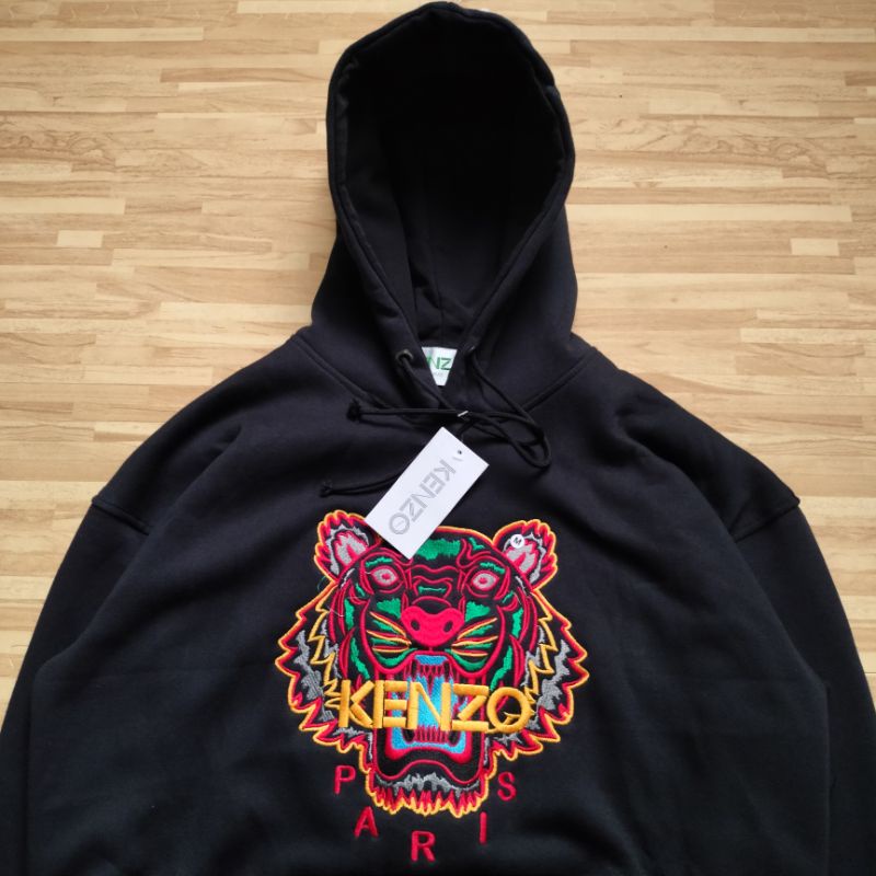 SWEATER HOODIE K3NZ0 TIG3R WOODS  FULL BORDIR FULLTAG&amp;LEBEL (TERBESELLER)