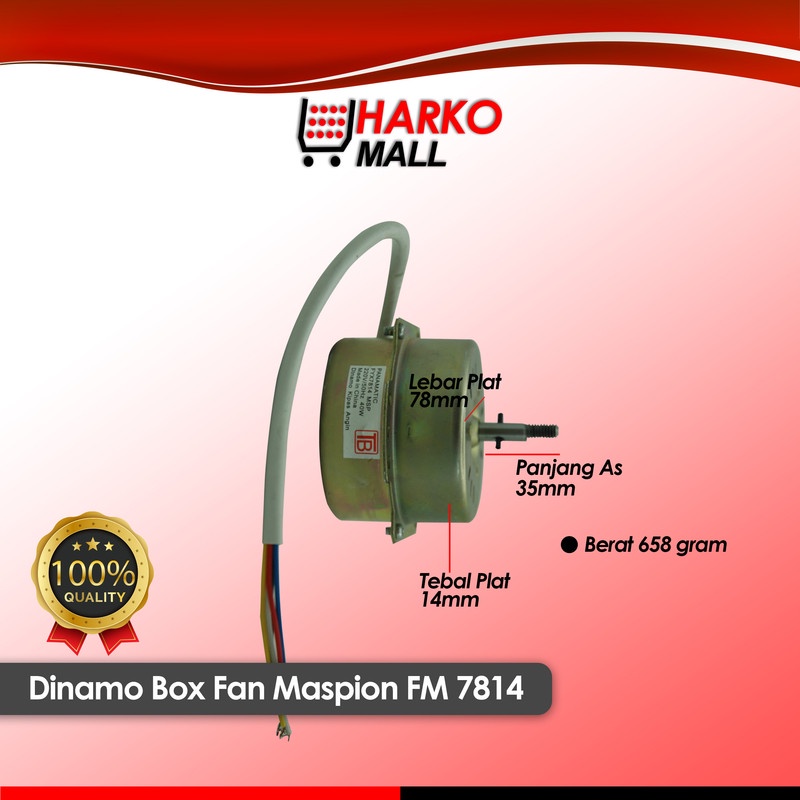 Dinamo Motor Kipas Angin Maspion Box Fan FM 7814