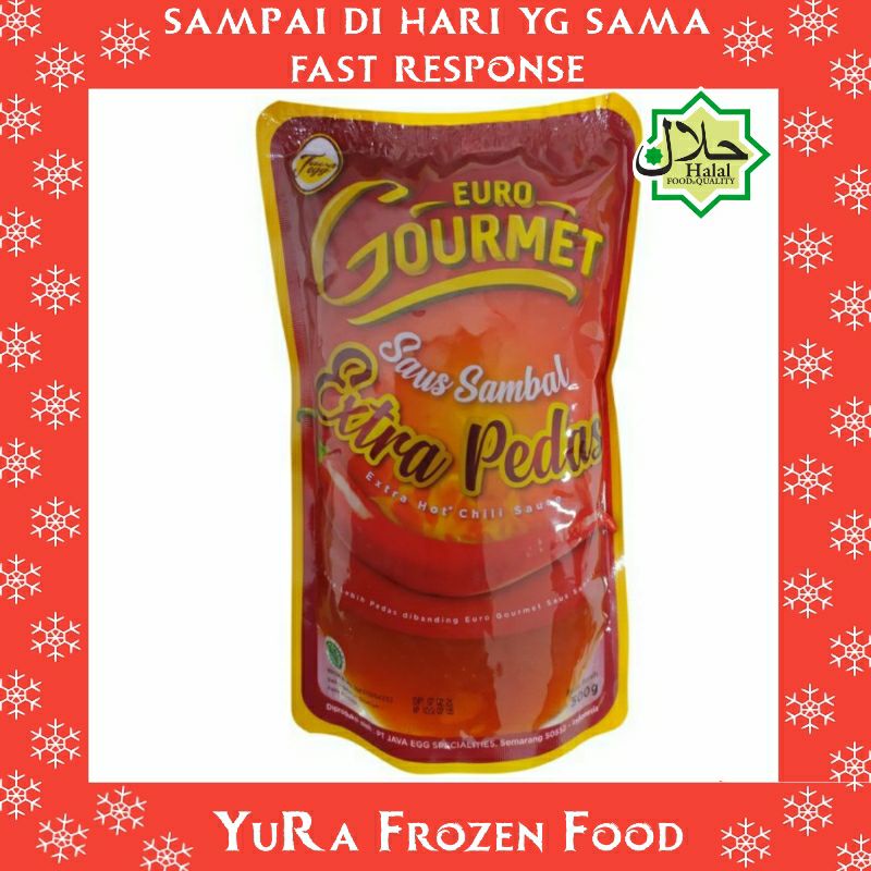 

EURO GOURMET Saus Sambal Extra Pedas Saos 1 kg