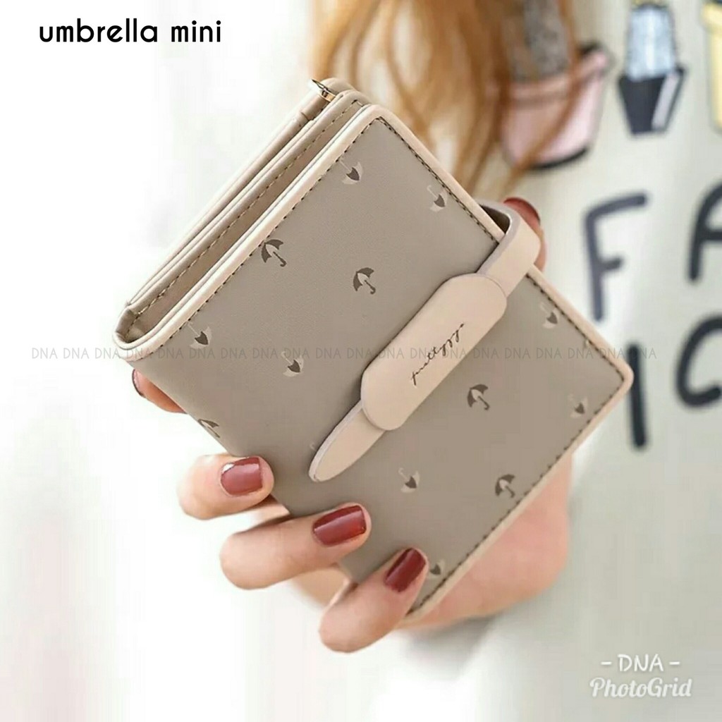 DOMPET MINI - DOMPET WANITA MINI UMBRELLA - dompet lipat wanita KOREAN FASHION WALLET