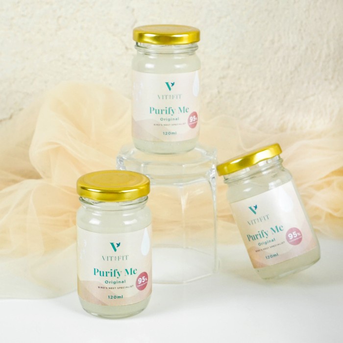 

VITFORFIT Minuman Sarang Burung Walet (Bird's nest / Yanwo) - 50% Concentrate, No Sugar (BERKUALITAS)