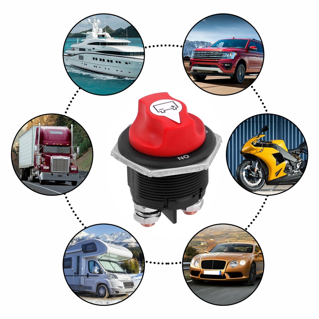 Car Battery Switch Rotary Power-off Leakage Protection Short Disconnecter Power Isolator