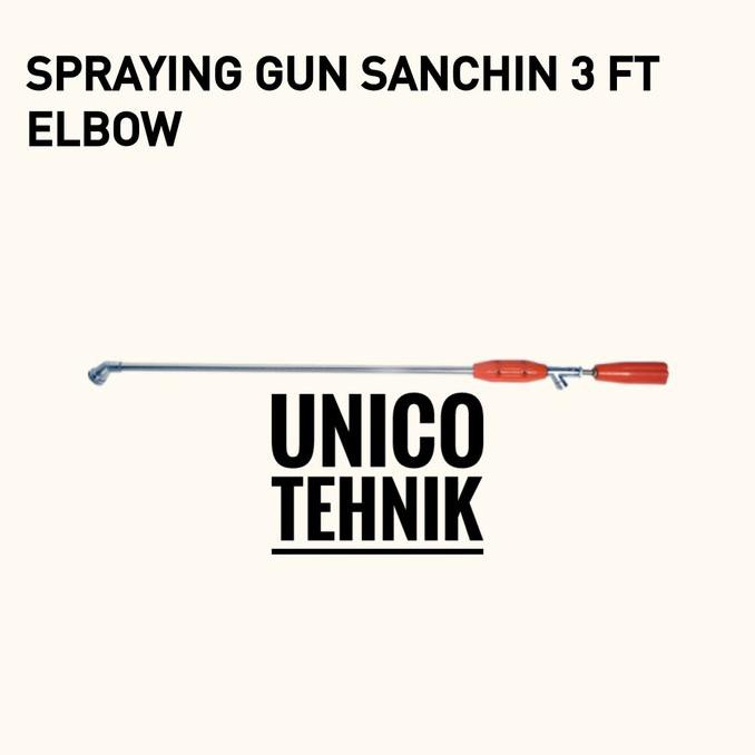 Mudah Stick Elbow Gun Bengkok Sprayer Sanchin 90Cm 3Ft / Stick Mesin Steam Limited