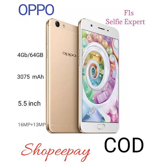 hp oppo f1s 4 64GB &amp; 4/32GB HD Dual Camera  android Smartphone murah FULLSET GARANSI TOKO