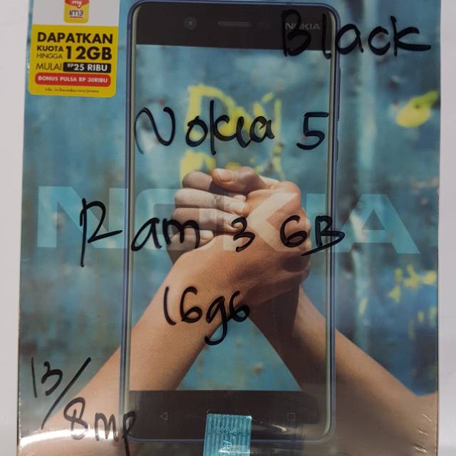 NOKIA 5 OS ANDROID RAM 3GB INTERNAL 16GB
