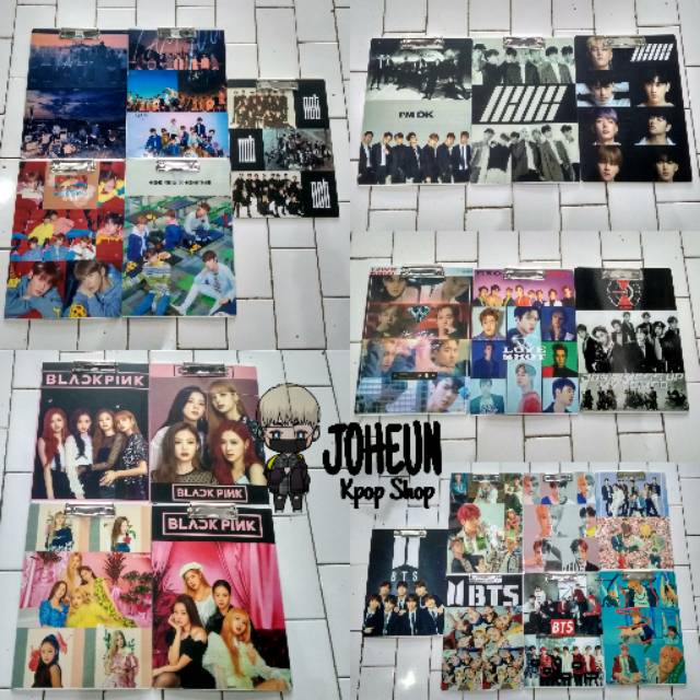 

PROMO Kpop Clipboard EXO BTS Blackpink Ikon TXT Straykids