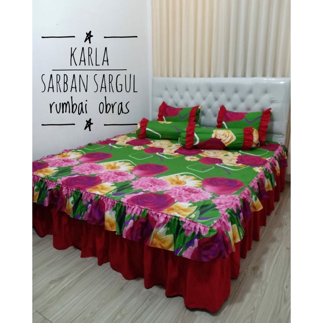 Sprei rumbai susun