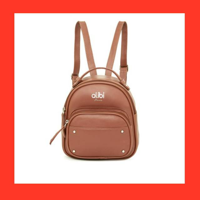 Alibi Paris Tas Ransel Wanita lyra brown