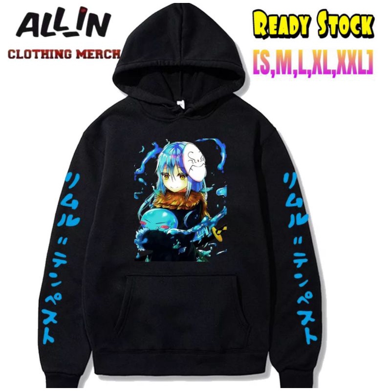 ANIME TENSEI SHITARA SLIME DATA RIMURU TEMPEST HOODIE FASHION GIRL ~ READY SIZE S-XXXL
