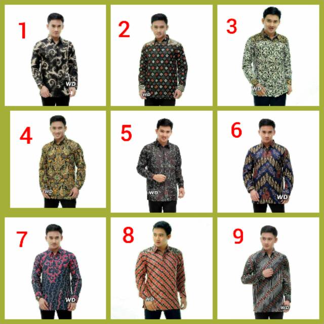 Baju Batik Kemeja Atasan Pria Pakaian Kantor 2022 Viral