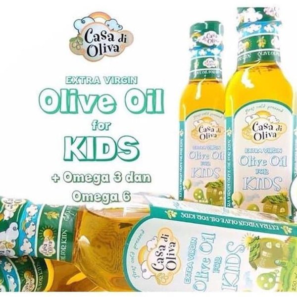 

Casa Di Oliva - Extra Virgin Olive Oil (EVOO) 250ml / Minyak Zaitun Untuk Bayi & Anak
