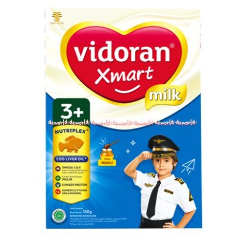 Vidoran Xmart 3+ Milk Rasa Madu Vanilla 3 325gr Susu Untuk 3-5tahun Fidoran Smart 3 Plus Vidoran 3 Vanila