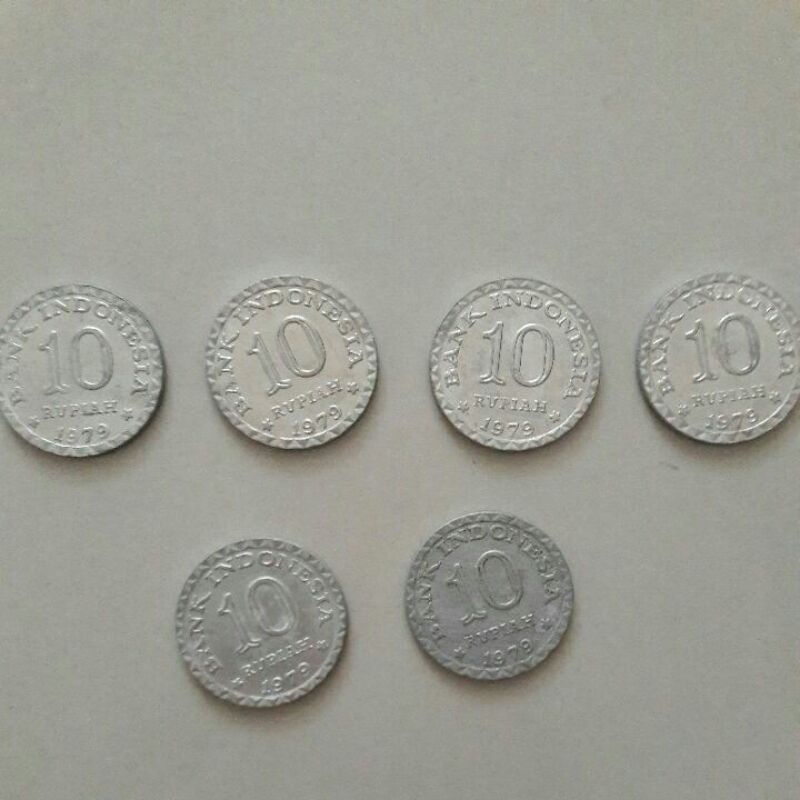 koin 10 rupiah tahun 1979