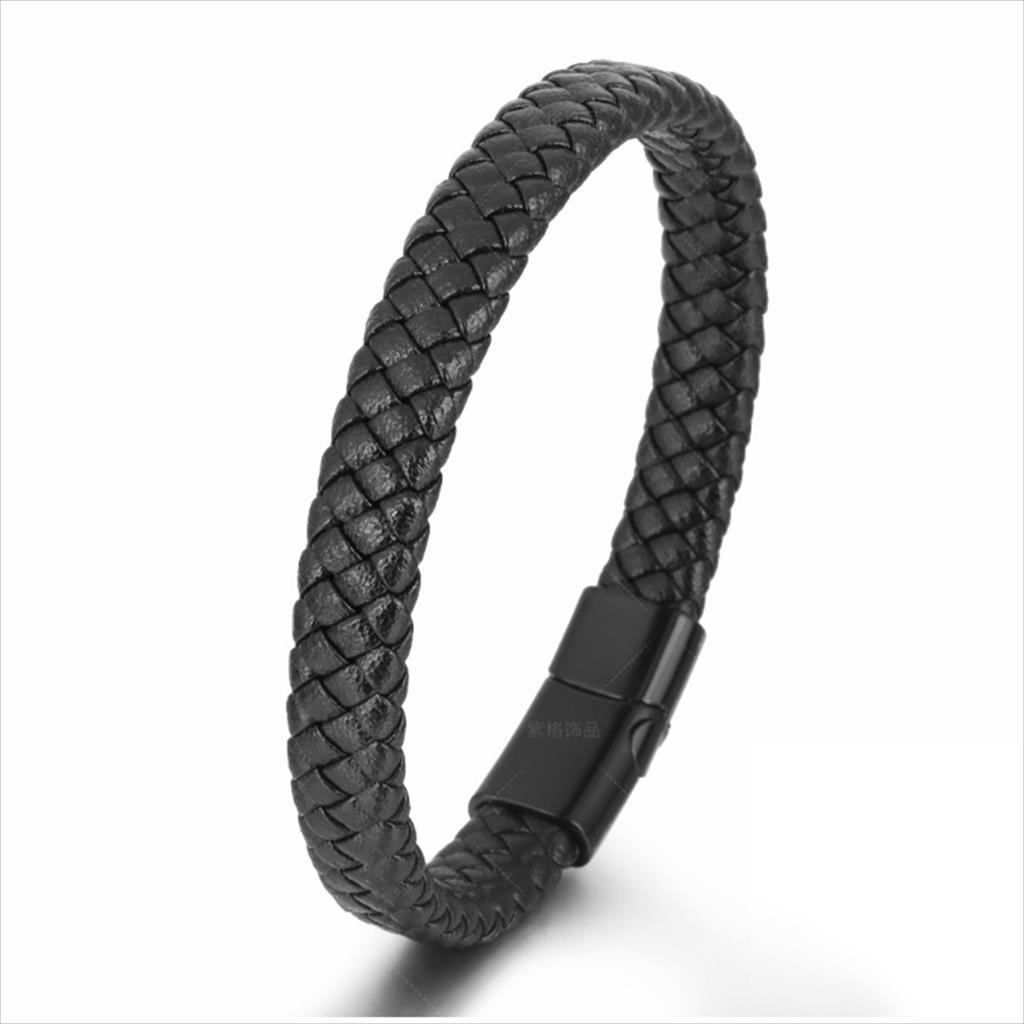 Gelang Kulit Pria Skmei Stainless Original Ukuran 18.5 / 20 CM 456