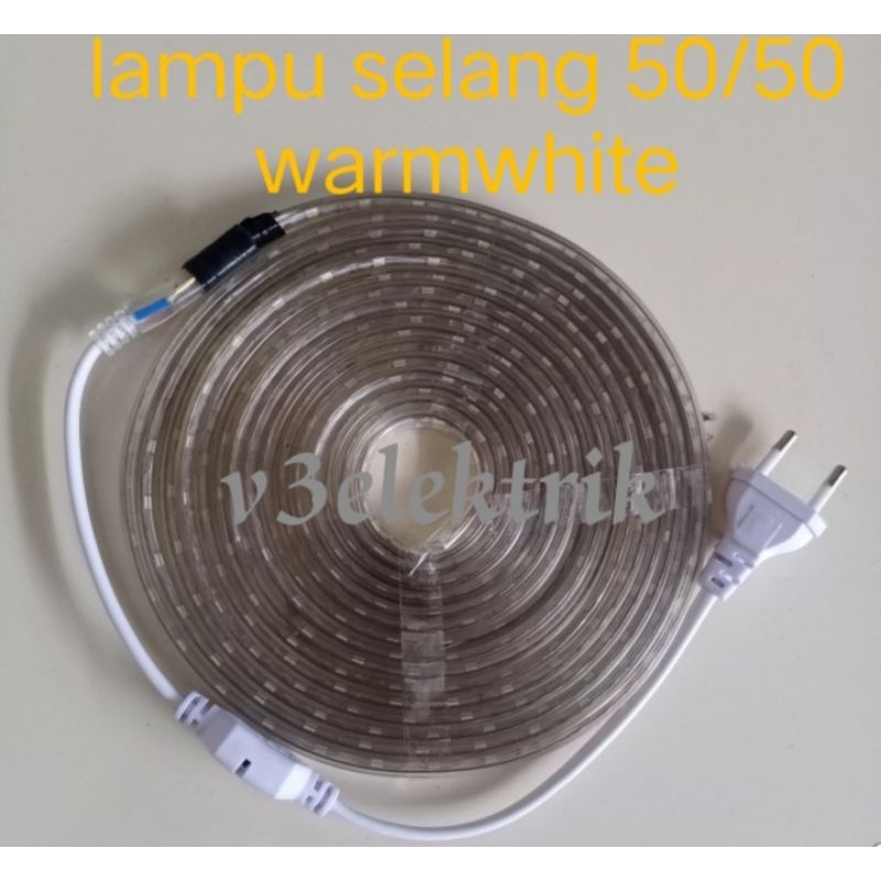 lampu led selang 50/50 per meter