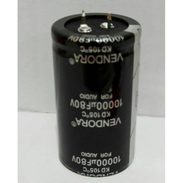 Elco capacitor Vendora 80volt 10000uf