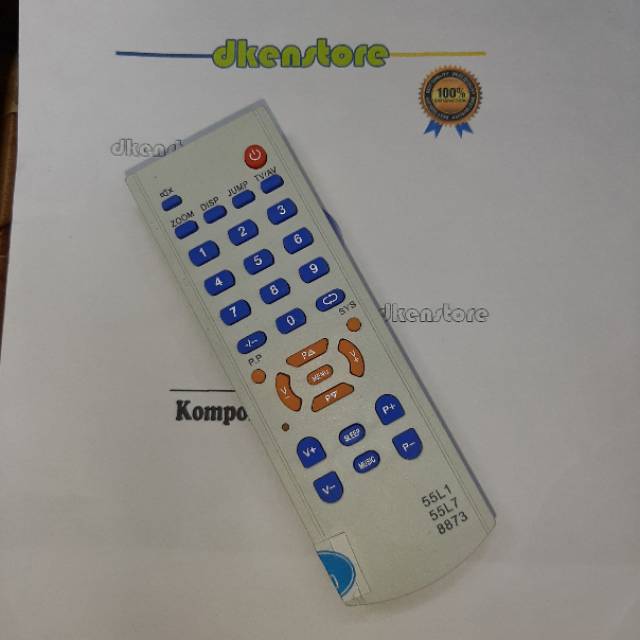 Remote mesin Tv China wansonic wcom soccer rayden dll