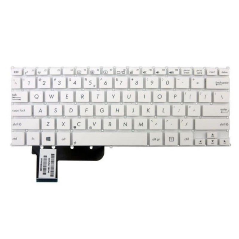 Keyboard putih Asus X201 X201E X202 S200 S200E Q200 Putih White