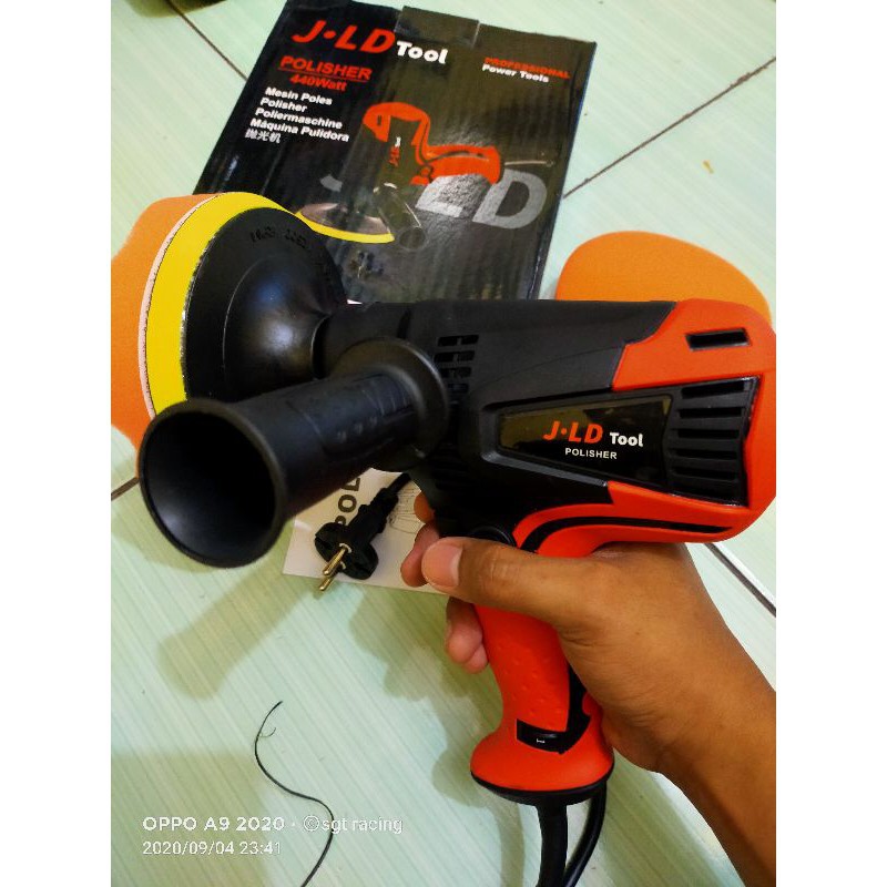 JLD Mesin Poles Mobil Car Polisher 5 Inch Variable Speed mollar