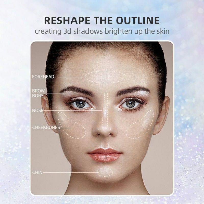 BIOAQUA HIGHLIGHTER BRIGHT UNICORN /  WHITE MOONLIGHT [ BPOM ]