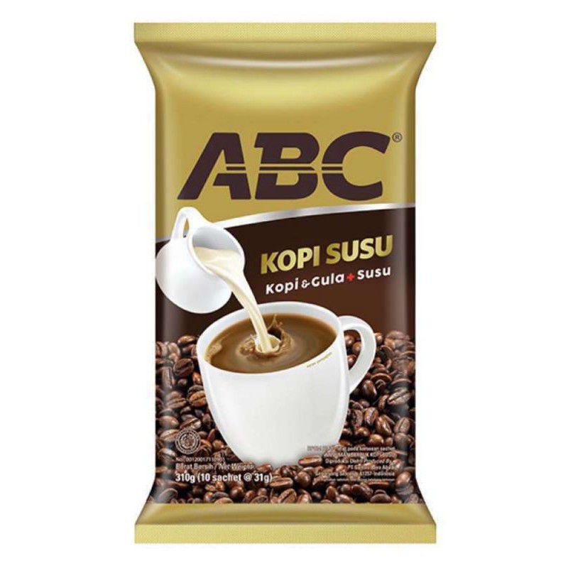 

kopi abc susu isi 10 sachet