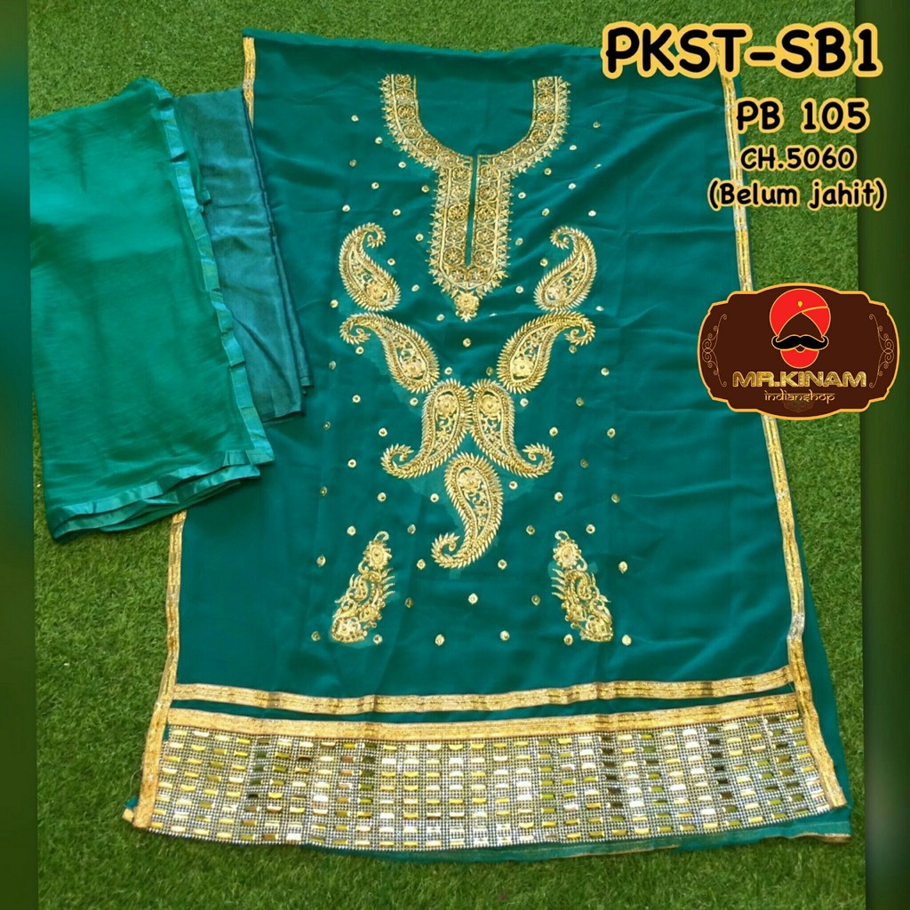 BAHAN PAKISTANI DRESS [PKST-SB0102] | BAJU INDIA | SETELAN INDIA | SALWAR KAMEEZ