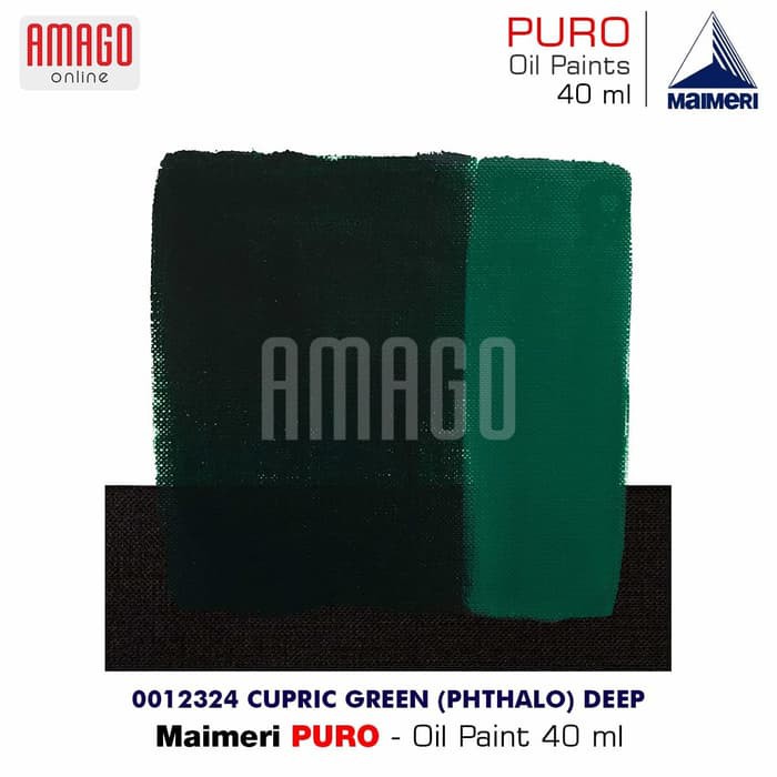 MAIMERI PURO - OIL PAINT - CUPRIC GREEN DEEP - 40ML - M0012324