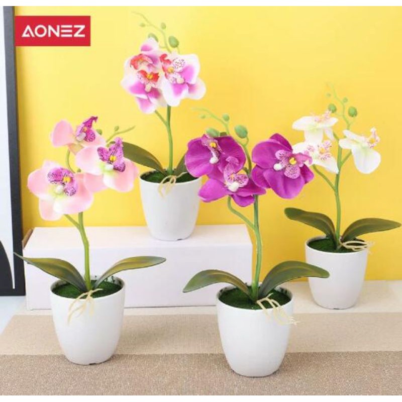 Promo Bunga Anggrek Hias/Bunga Artificial By Aonez