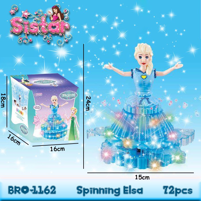 PROMO BRO1162 OTB092 Boneka Putri Princess Frozen Dance Dancing Mainan Anak Perempuan SISTAR