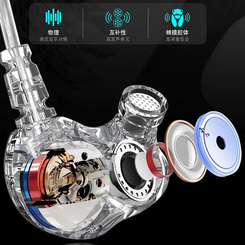 Hot Promo ! QKZ Dual Driver Earphone HiFi Dengan Mic - QKZ-CK9