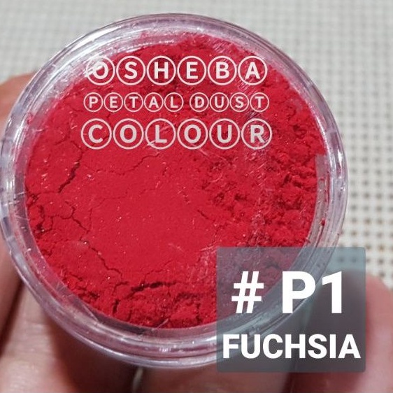 

Osheba petal dust khusus gumpaste warna fuchsia 5gr