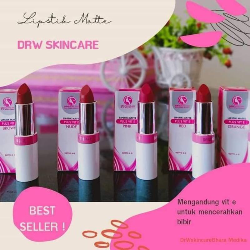Lipstik MATTE @DRW SKINCARE PRODUK ORIGINAL 100% BPOM Drw skincare