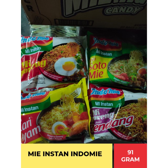 

MIE INSTAN MIE INDOMIE ALL RASA PER PCS