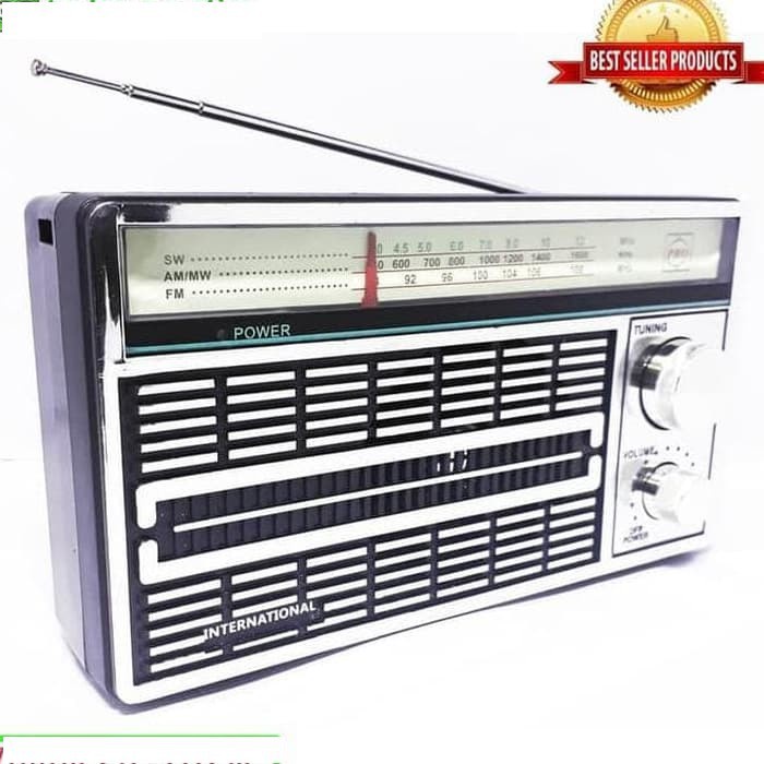 RADIO JADUL INTERNATIONAL 3 BAND FM-AM-SW RADIO PORTABLE