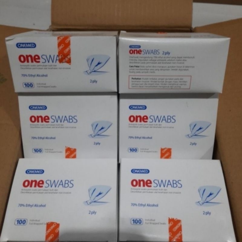 alkohol swab / alkohol swab one swabs isi 100